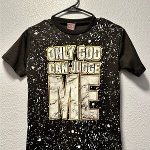 Kids Black Graphic T-Shirt